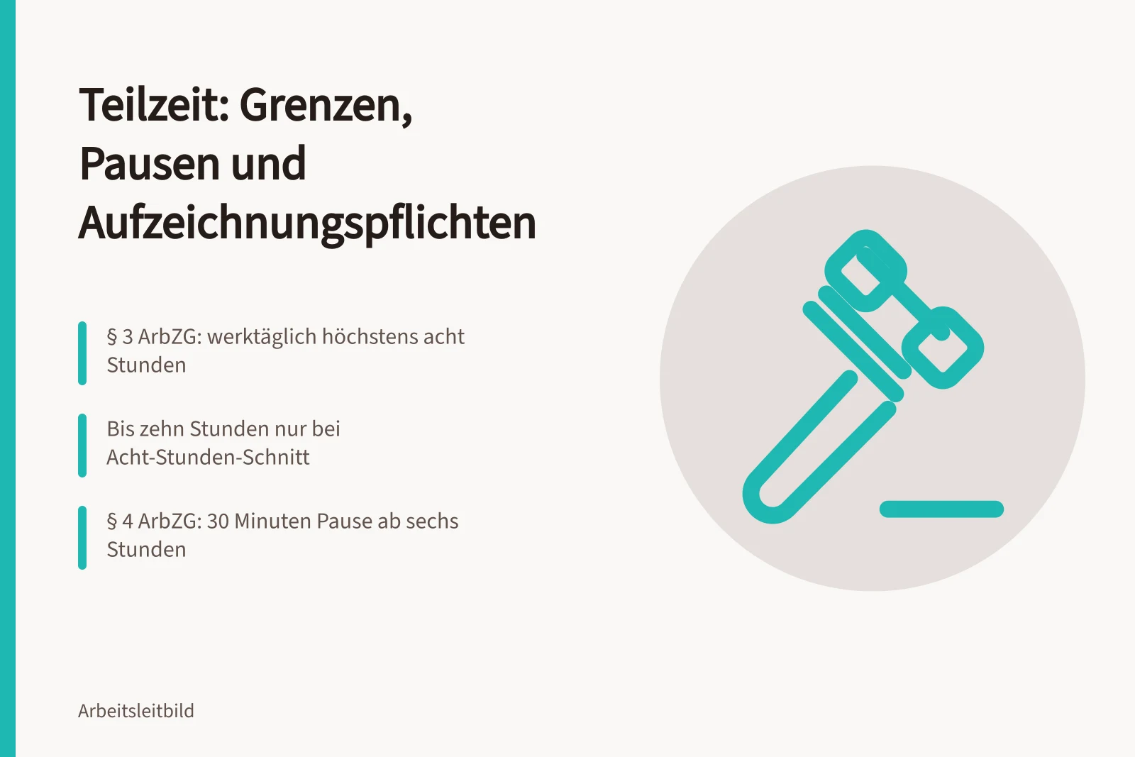 Teilzeit und Arbeitszeitgesetz: Grenzen, Pausen und Aufzeichnungspflichten im Überblick