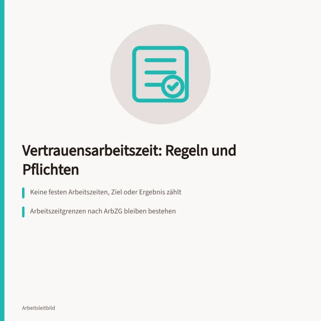 Vertrauensarbeitszeit: flexible Zeiten, aber ArbZG-Grenzen und Aufzeichnungspflichten bleiben. Vertrauensarbeitszeit: Abgrenzung von Gleitzeit, Voraussetzungen und Aufzeichnungspflichten